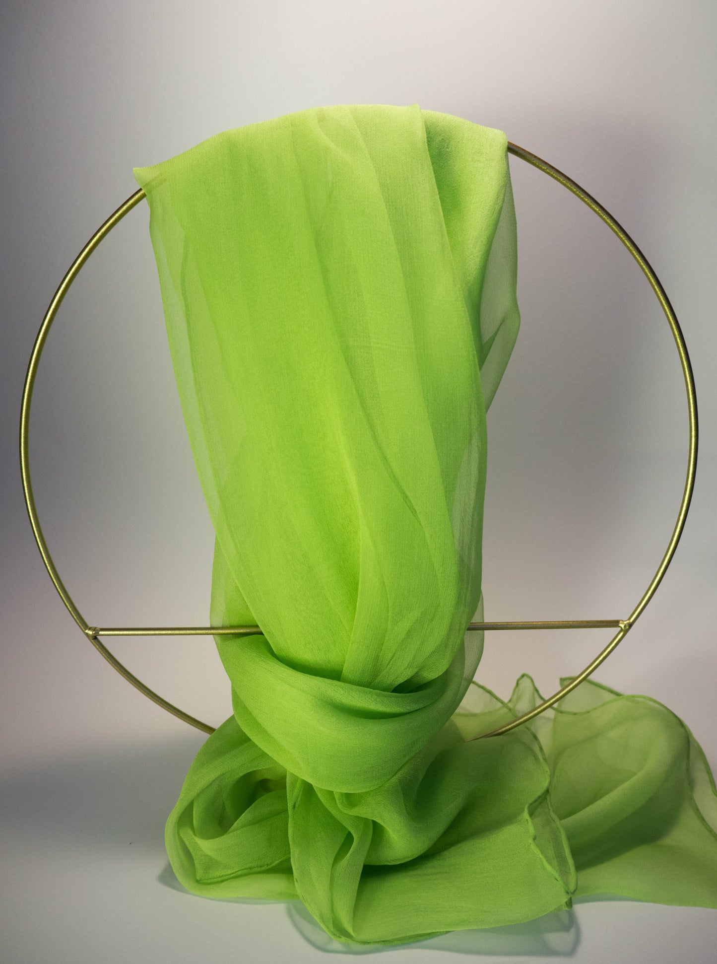 Schal aus feinem Chiffon in Unifarben